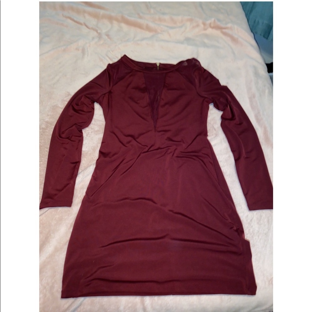 Maroon dress